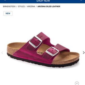 Birkenstock two strap Festival Fuschia size 40